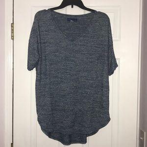 Large Sparkling Blue Blouse